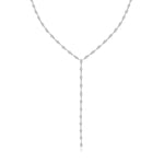 Marquise Diamond Lariat Necklace