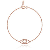 Medium Evil Eye Cutout Bracelet