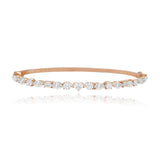 Horizontal Multi Shape Diamond Bangle