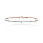 Five Multi Shape Diamond Tennis Bracelet