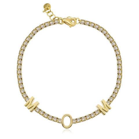 Diamond Tennis Mom Bracelet