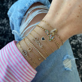 Pave Name Bracelet