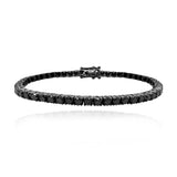 Black Diamonds Tennis Bracelet