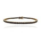 Black Diamonds Tennis Bracelet