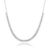 Three Prongs Diamond Chain Necklace