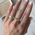 Fluted Gold Ring