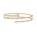 Wrap Pave Diamond Bangle