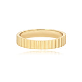 Fluted Gold Ring