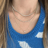 Petite Solitaire Diamond Necklace