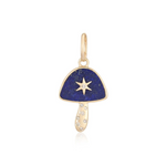 Stone Mushroom Center Star Charm