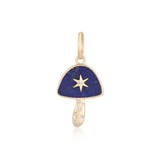 Stone Mushroom Center Star Charm