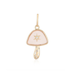 Stone Mushroom Center Star Charm