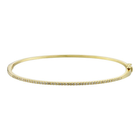 Thin Pave Bangle