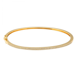 Two Line Pave Bangle