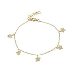 Dangling Star Bracelet