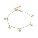 Dangling Star Bracelet