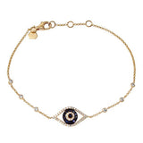 Evil Eye Bezel Bracelet