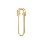 Gold Safety Pin Charm