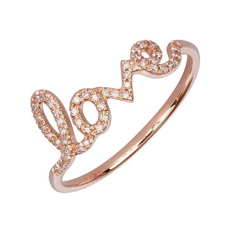 Love Pave Ring