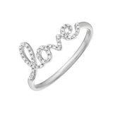 Love Pave Ring