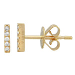 Mini Diamond Bar Stud