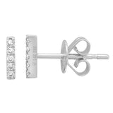 Mini Diamond Bar Stud