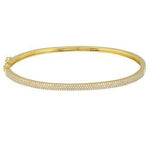 Three Line Pave Bangle