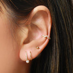 Zig Zag Pave Ear Cuff