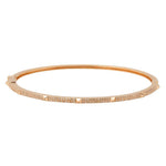 Thin Pave with Spikes Bangle