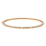 Thin Pave with Spikes Bangle