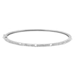 Thin Pave with Spikes Bangle