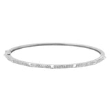 Thin Pave with Spikes Bangle