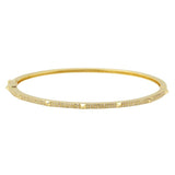 Thin Pave with Spikes Bangle