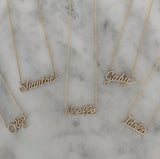 Diamond Name Necklace