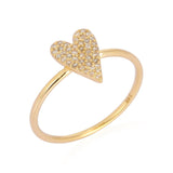 Pave Heart Ring