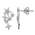 Diamond Multi Star Earring