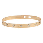 Clip On Round Diamond Bangle