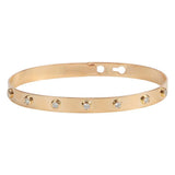 Clip On Round Diamond Bangle