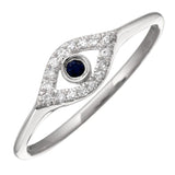 Mini Cutout Evil Eye Ring