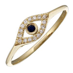 Mini Cutout Evil Eye Ring