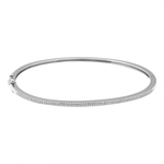 Two Line Pave Bangle