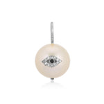 Evil Eye on Pearl Charm