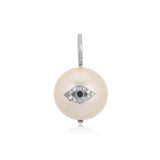 Evil Eye on Pearl Charm