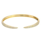 Pave Claw Bangle