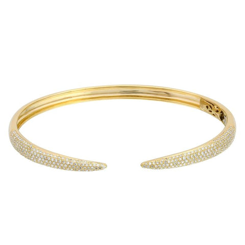 Pave Claw Bangle