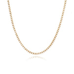 Thin Diamond Tennis Necklace