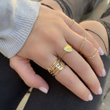 Baguette Nuckle Ring