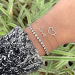 Script Love Bracelet