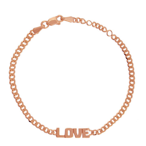 Love Cuban Chain Bracelet