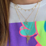 Small Paperclip Necklace Chain